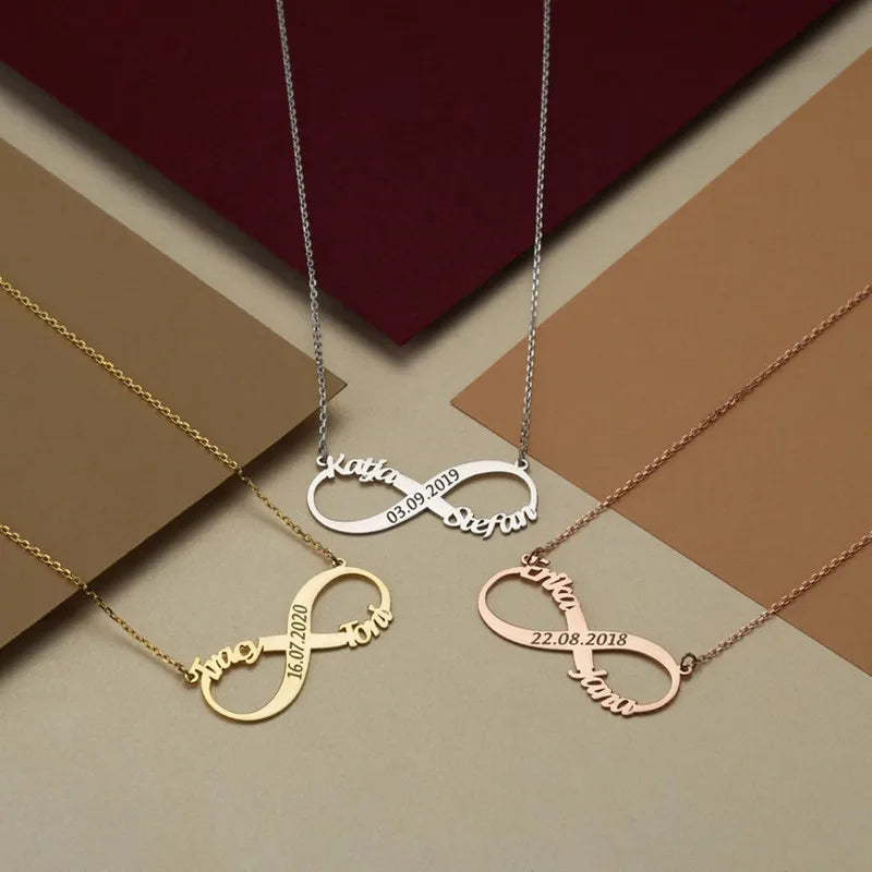 COLLIER INFINI 2 PRÉNOMS