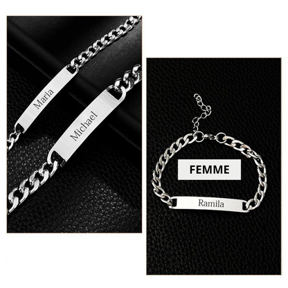 2 Bracelets Signature – Argent - Homme & Femme