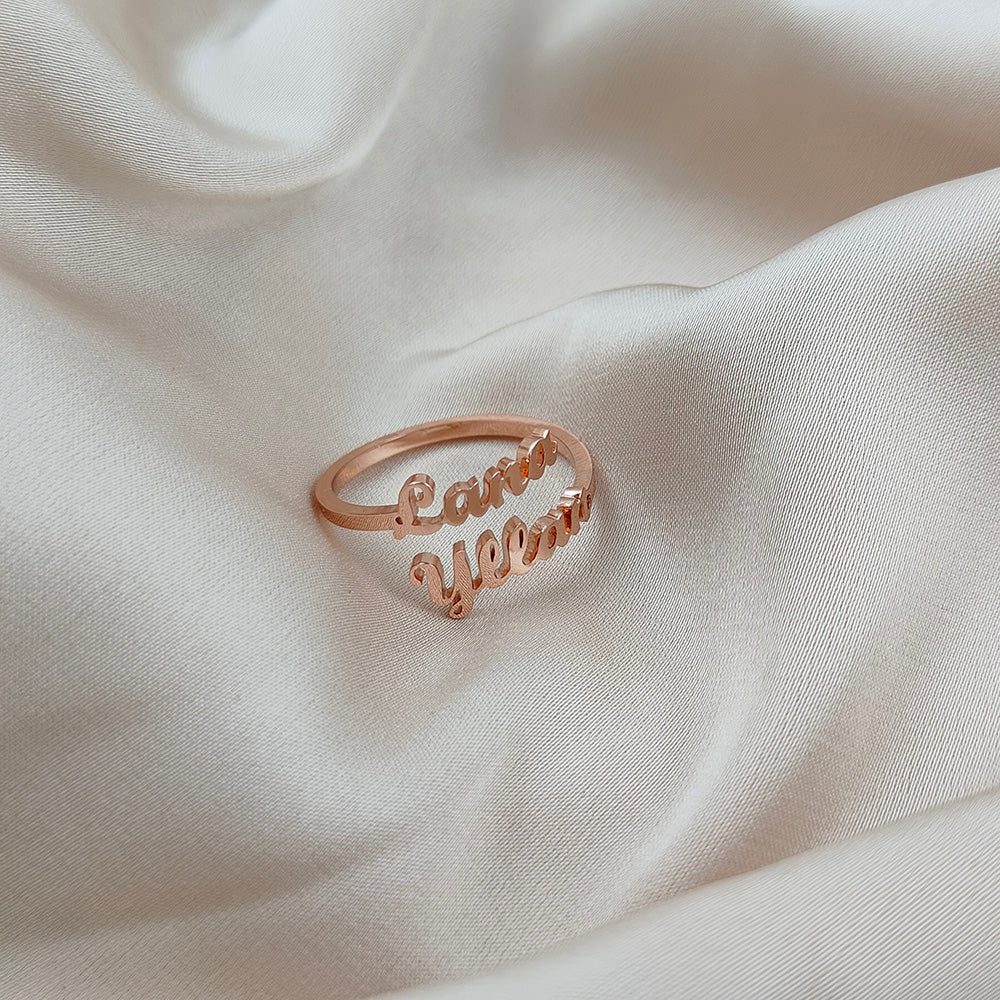 BAGUE AJUSTABLE JUSQU'À 2 PRÉNOMS