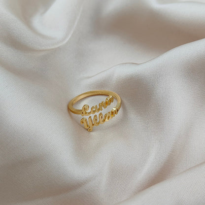 BAGUE AJUSTABLE JUSQU'À 2 PRÉNOMS