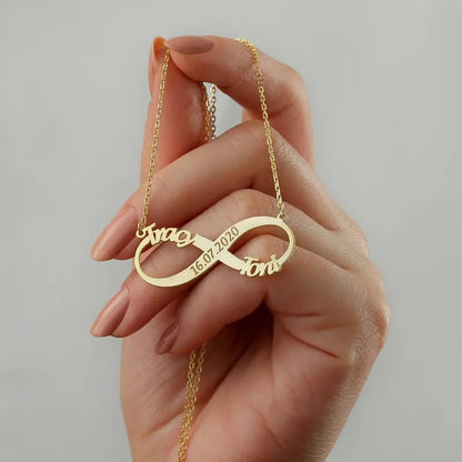 COLLIER INFINI 2 PRÉNOMS