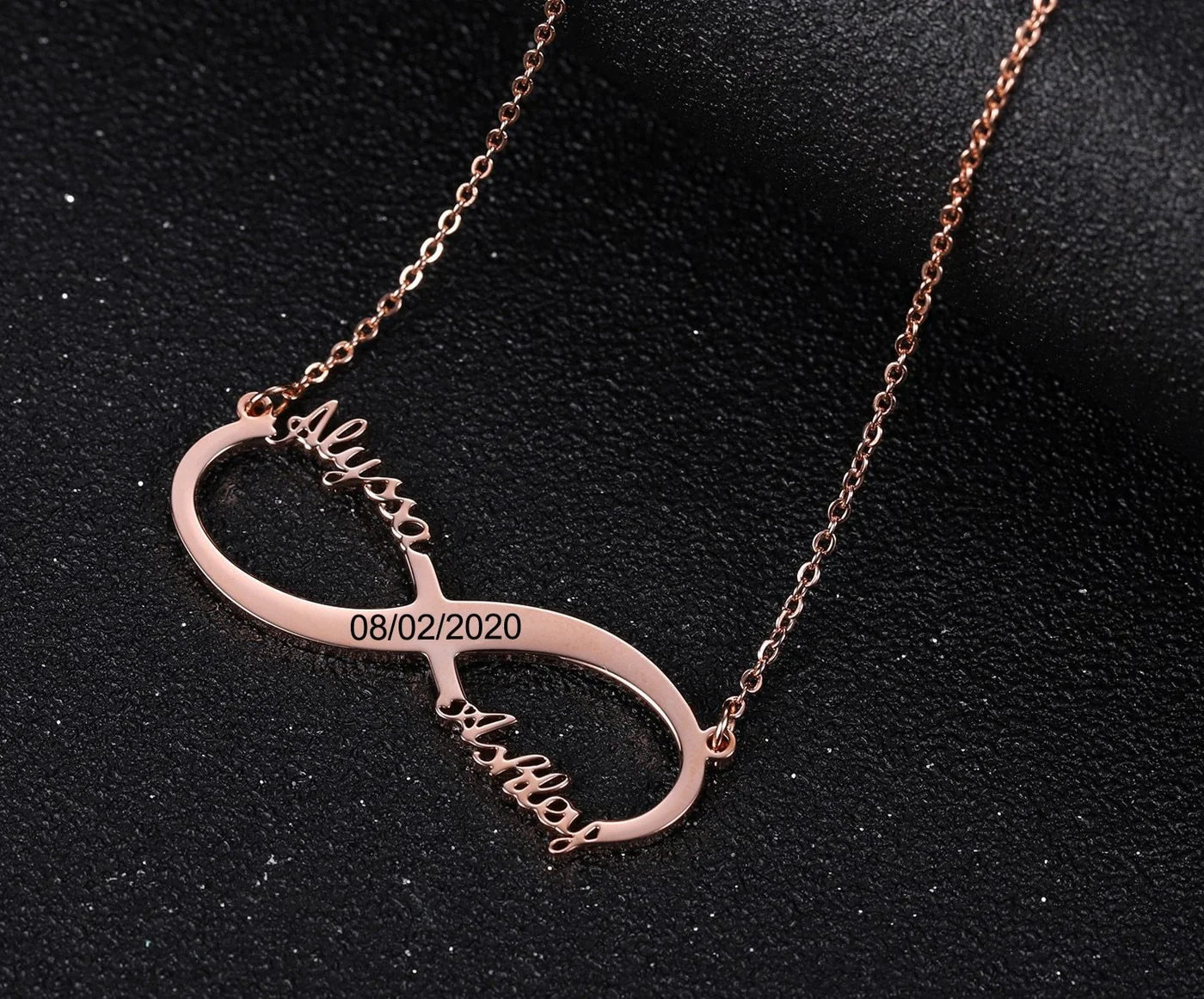 COLLIER INFINI 2 PRÉNOMS
